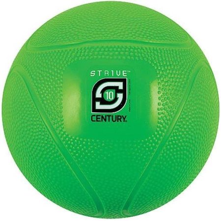 CENTURY Century 24942P-500810 10 lbs Strive Medicine Ball - Green 24942P-500810
